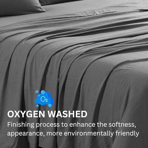 Charcoal Twin Sheet Set - Soft & Cozy