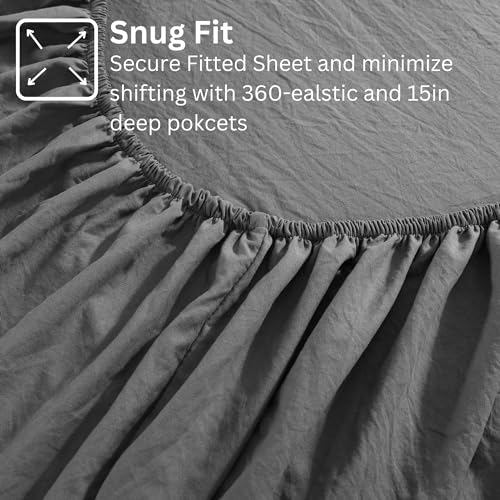 Charcoal Twin Sheet Set - Soft & Cozy