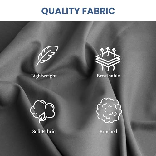 Luxury 4-Piece Queen Size Sheet Set - Grey