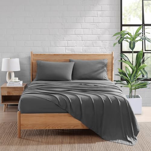 Charcoal Twin Sheet Set - Soft & Cozy