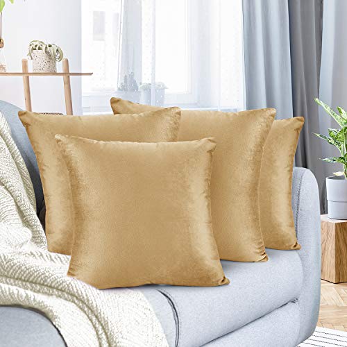 Cozy Velvet Decorative Pillow Covers - Set of 4
