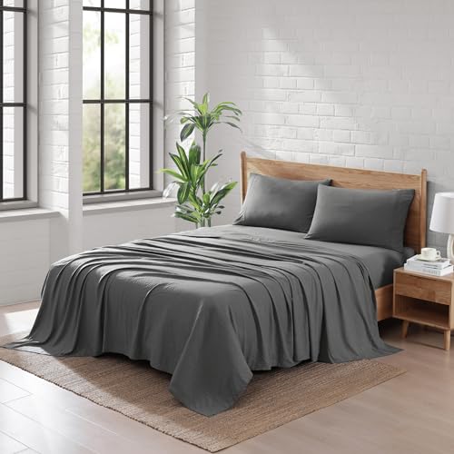 Charcoal Twin Sheet Set - Soft & Cozy