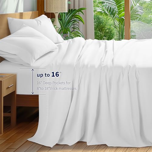 Luxury 100% Cotton Queen Sheet Set - 600 Thread Count