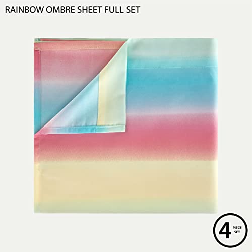 Heritage Kids Rainbow Ombre Full Sheet Set