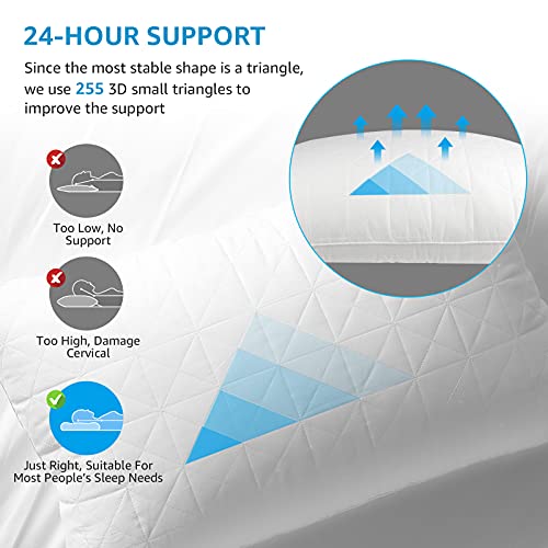 Premium Cooling Bed Pillows Set of 2