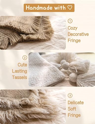 Boho Throw Pillow Covers Set of 3 - 18