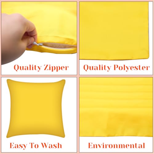 10-Piece Multicolor Decorative Throw Pillow Cover Set