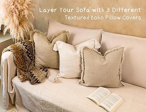 Boho Throw Pillow Covers Set of 3 - 18