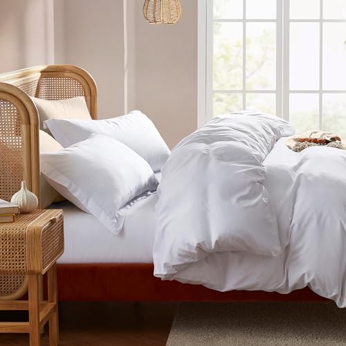 Nestl White Full Size Duvet Cover Set