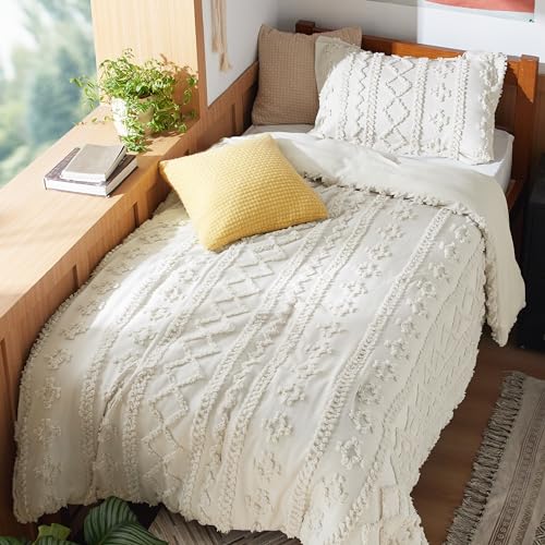 Boho Beige Twin Comforter Set - 2 Pieces
