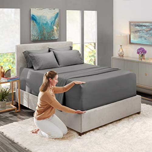 Extra Deep Pocket King Bed Sheet Set - 6 Pieces