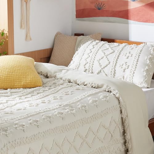 Boho Beige Twin Comforter Set - 2 Pieces