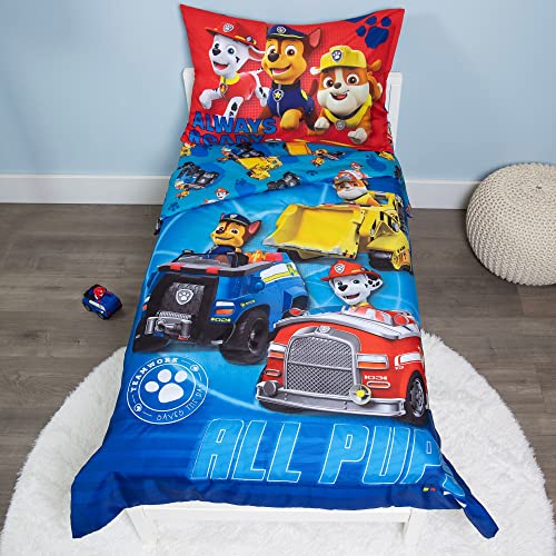 Paw Patrol 4-Piece Toddler Bedding Set