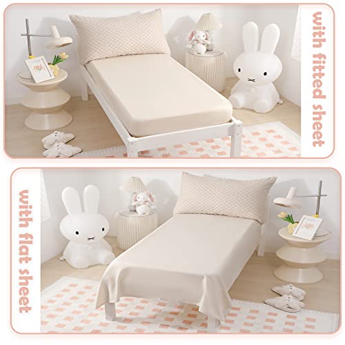 Boho 4-Piece Toddler Bedding Set for Cribs