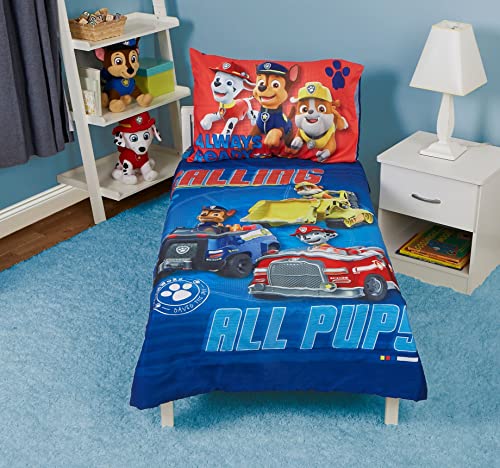 Paw Patrol 4-Piece Toddler Bedding Set