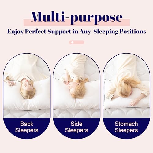 Cosybay King Size Goose Feather Bed Pillows