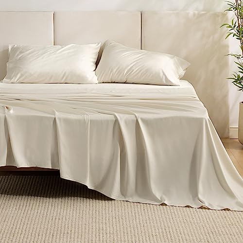 Cooling Bamboo King Size Sheet Set - Light Beige