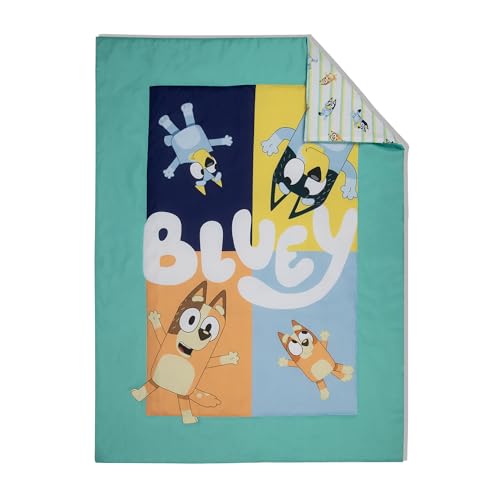Bluey Toddler Bedding Set - 4 Pieces, Blue