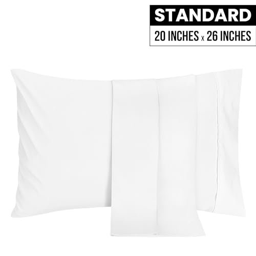 Utopia Bedding Standard Pillow Cases – 2 Pack