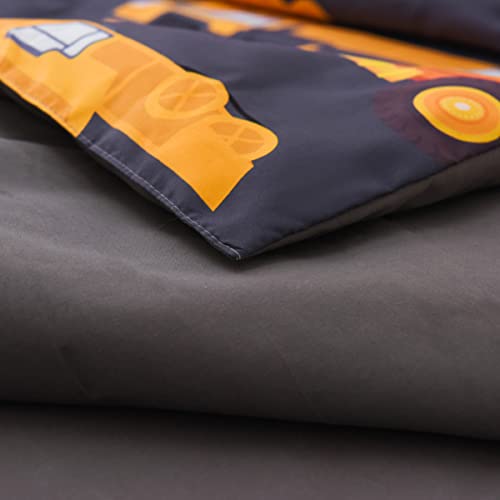 Toddler Construction Vehicle Bedding Set - 4 Pieces