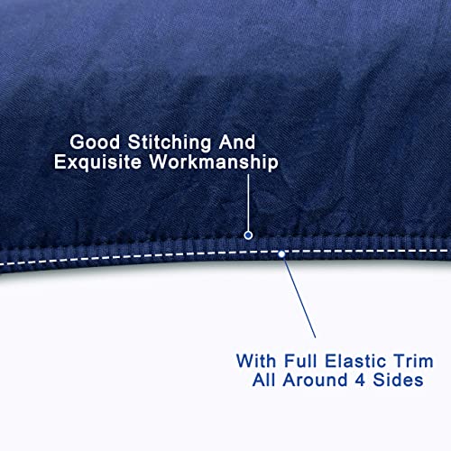 Navy Blue Toddler Bedding Set - 4 Pieces