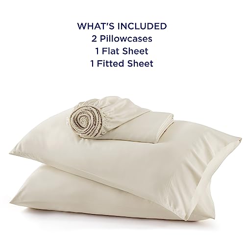 Cooling Bamboo King Size Sheet Set - Light Beige