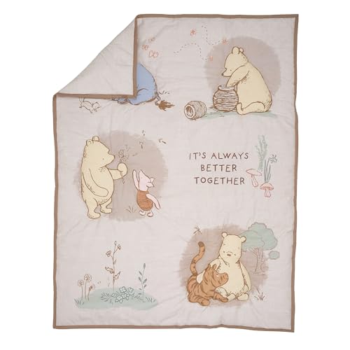 Disney Pooh Bear 3-Piece Nursery Crib Bedding Set