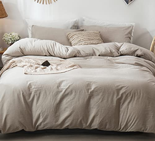 MooMee 100% Cotton Duvet Cover Set - Queen