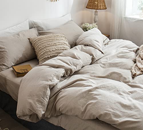 MooMee 100% Cotton Duvet Cover Set - Queen