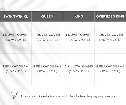 Luxurious 3-Piece King Size Duvet Cover Set