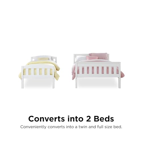 DHP Airlie Twin-Over-Full Bunk Bed in White