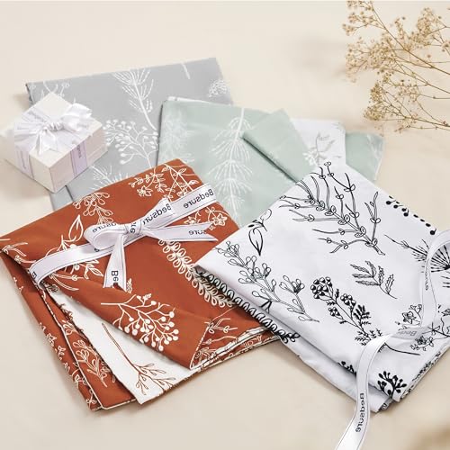 Reversible Botanical Queen Duvet Cover Set