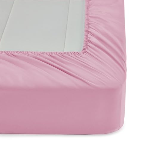Pink Microfiber Twin Bed-in-a-Bag Set for Kids