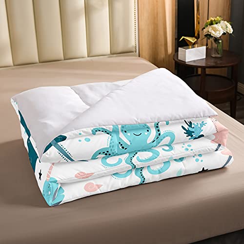 Kawaii Underwater Adventure Kids Bedding Set