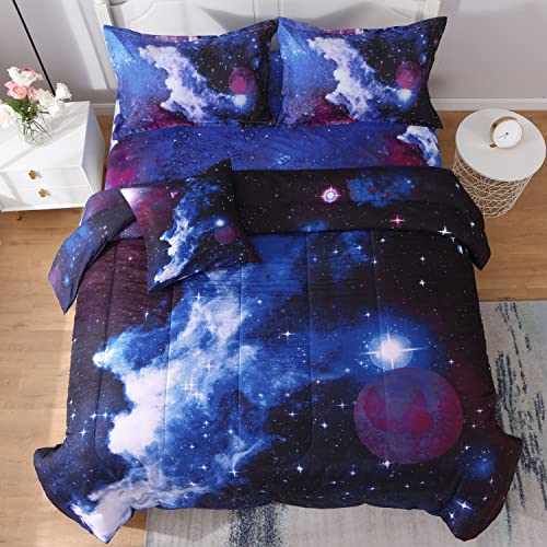 Twin Galaxy Comforter Set - Outer Space Bedding