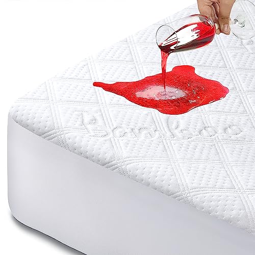 Queen Waterproof Mattress Protector with Deep Pocket