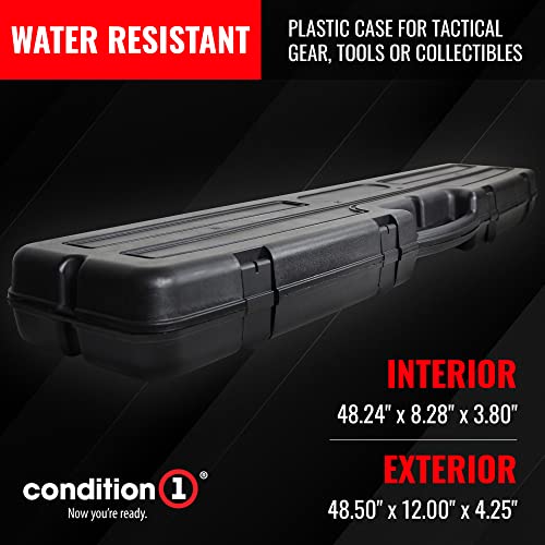 Economy 48" Hard Plastic Rifle Case with Foam