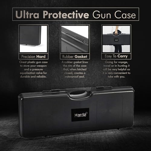 Merdia Precision Hard Locking Rifle Case 34 Inches