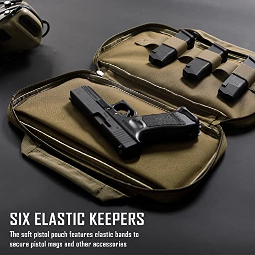 LIVANS Tactical Double Pistol Case Wallet