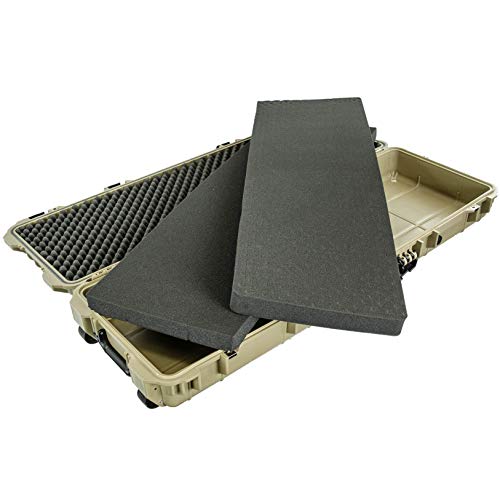 Eylar 53" Waterproof Hard Rifle Case with Foam