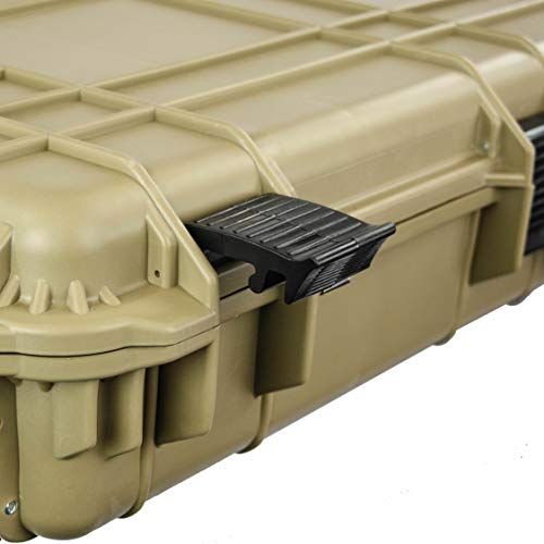 Eylar 53" Waterproof Hard Rifle Case with Foam