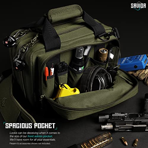 Savior Tactical Mini Range Bag for Dual Pistols