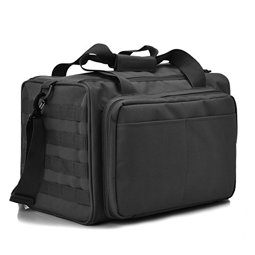 Deluxe Black Tactical Shooting Range Bag