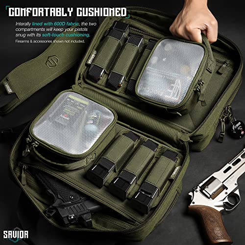 Savior Tactical Mini Range Bag for Dual Pistols