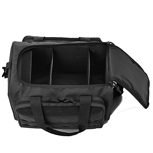Deluxe Black Tactical Shooting Range Bag