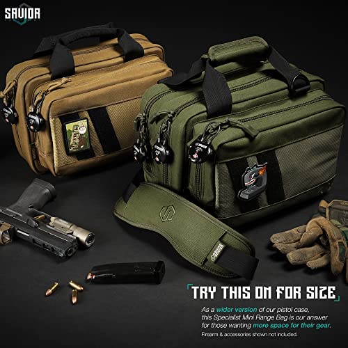 Savior Tactical Mini Range Bag for Dual Pistols