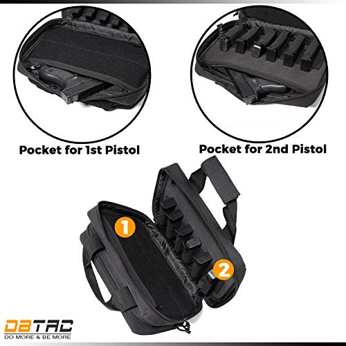 DBTAC XS Tactical Pistol Range Bag - Black