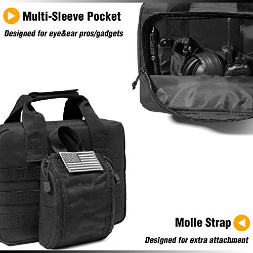 DBTAC XS Tactical Pistol Range Bag - Black