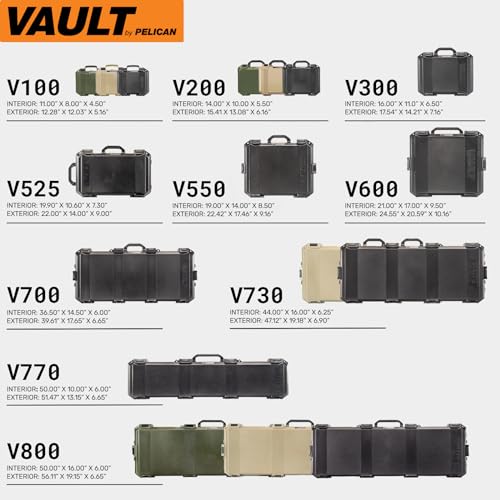 Pelican Vault V800 Multi-Purpose Hard Case - OD Green