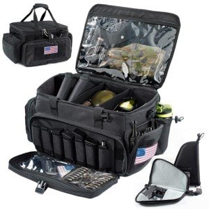 VIGEGARI Tactical Large Pistol Range Bag